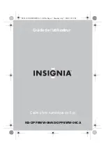 Предварительный просмотр 1 страницы Insignia NS-DPF8WW (French) Guide Utilisateur