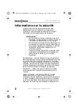 Предварительный просмотр 4 страницы Insignia NS-DPF8WW (French) Guide Utilisateur