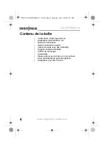 Предварительный просмотр 6 страницы Insignia NS-DPF8WW (French) Guide Utilisateur