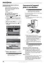 Предварительный просмотр 26 страницы Insignia NS-DSC10SL (French) Manual De L'Utilisateur