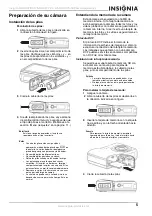 Preview for 5 page of Insignia NS DSC7B09 - Digital Camera - Compact (Spanish) Guía Del Usuario