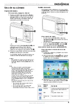 Preview for 9 page of Insignia NS DSC7B09 - Digital Camera - Compact (Spanish) Guía Del Usuario