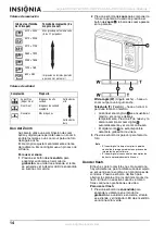 Preview for 14 page of Insignia NS DSC7B09 - Digital Camera - Compact (Spanish) Guía Del Usuario