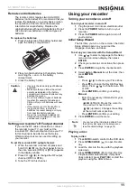 Предварительный просмотр 13 страницы Insignia NS-DVDR1 User Manual