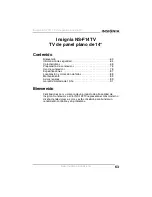 Предварительный просмотр 63 страницы Insignia NS-F14TV User Manual