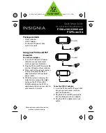 Предварительный просмотр 1 страницы Insignia NS-GPSV1303 Quick Setup Manual