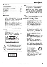 Предварительный просмотр 3 страницы Insignia NS-H2001 User Manual