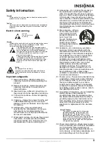 Preview for 3 page of Insignia NS-H2002B Safety Manual