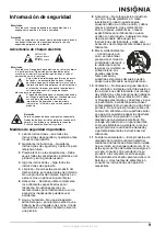 Preview for 9 page of Insignia NS-H2002B Safety Manual