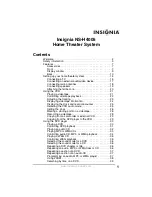 Preview for 3 page of Insignia NS-H4005 - DVD/VCR Home Theater System User Manual