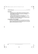 Предварительный просмотр 4 страницы Insignia NS-HMPS3018 User Manual