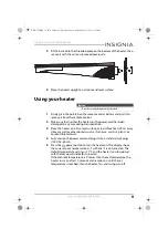 Preview for 9 page of Insignia NS-HTTCBK6 User Manual