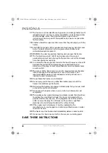 Preview for 4 page of Insignia NS-HTTCWH6 User Manual