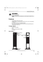 Preview for 5 page of Insignia NS-HTTCWH6 User Manual