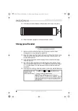 Preview for 8 page of Insignia NS-HTTCWH6 User Manual