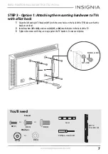 Предварительный просмотр 7 страницы Insignia NS-HTVMFAB Installation Manual