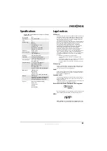 Preview for 37 page of Insignia NS-L32Q09-10A - 31.5" LCD TV User Manual