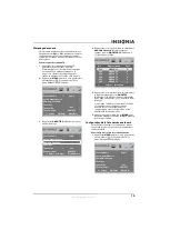 Preview for 19 page of Insignia NS-L7HTV-1 - 7" LCD TV (French) Manual De L'Utilisateur