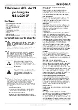 Preview for 17 page of Insignia NS-LCD19F User Manual