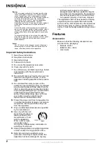 Preview for 4 page of Insignia NS-LCD26F, NS-LCD32F, NS-CL26C User Manual