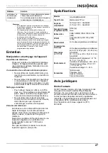 Preview for 29 page of Insignia NS-LCD26F, NS-LCD32F, NS-CL26C User Manual