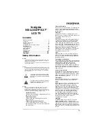 Preview for 3 page of Insignia NS-LCD27FS User Manual