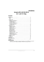 Предварительный просмотр 3 страницы Insignia NS-LCD32-09CA User Manual