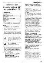 Preview for 57 page of Insignia NS-LCD32FS User Manual