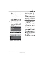 Предварительный просмотр 25 страницы Insignia NS-LDVD26Q-10A - 26" LCD TV (French) Manual De L'Utilisateur