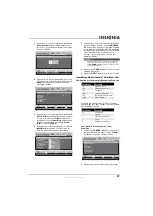 Предварительный просмотр 33 страницы Insignia NS-LDVD26Q-10A - 26" LCD TV (French) Manual De L'Utilisateur