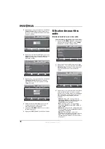 Предварительный просмотр 38 страницы Insignia NS-LDVD26Q-10A - 26" LCD TV (French) Manual De L'Utilisateur