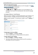 Preview for 47 page of Insignia NS-P11W7100 User Manual