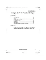 Preview for 2 page of Insignia NS-P4112 User Manual