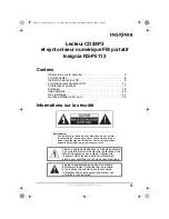 Preview for 3 page of Insignia NS-P5113 (French) Guide Utilisateur