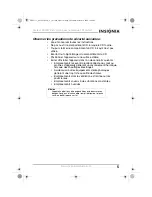 Preview for 5 page of Insignia NS-P5113 (French) Guide Utilisateur