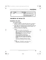 Preview for 9 page of Insignia NS-P5113 (French) Guide Utilisateur