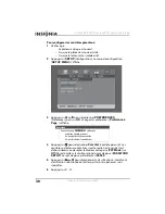 Предварительный просмотр 30 страницы Insignia NS-P8DVD (French) Guide Utilisateur