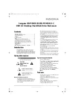 Preview for 2 page of Insignia NS-PCHD335 User Manual