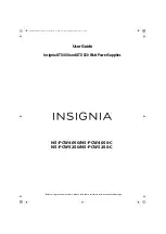 Insignia NS-PCW4050 User Manual preview