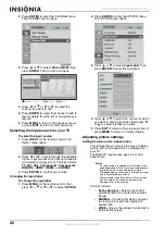 Preview for 20 page of Insignia NS-PDP42/50-09 User Manual