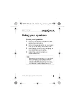 Preview for 11 page of Insignia NS-PLTPSP - Flat-Panel Portable USB Speakers User Manual