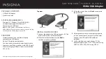 Insignia NS-PU95203 Quick Setup Manual preview