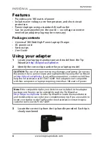 Preview for 4 page of Insignia NS-PWL9180 User Manual