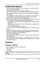 Preview for 3 page of Insignia NS-PWLC641 User Manual