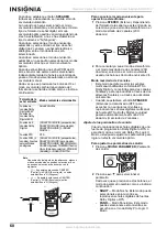 Preview for 62 page of Insignia NS-R5100 User Manual