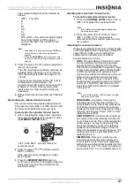 Preview for 21 page of Insignia NS-R5101 User Manual