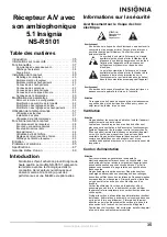 Preview for 35 page of Insignia NS-R5101 User Manual