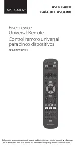 Insignia NS-RMT5D21 User Manual preview