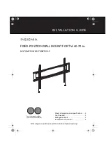 Preview for 1 page of Insignia NS-TVMFP23 Installation Manual