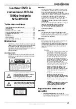 Preview for 17 page of Insignia NS-UPDVD User Manual